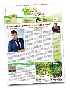 hitPARADIES - Das Magazin. Ausgabe: 08/2011