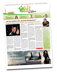 hitPARADIES - Das Magazin. Ausgabe: 09/2011